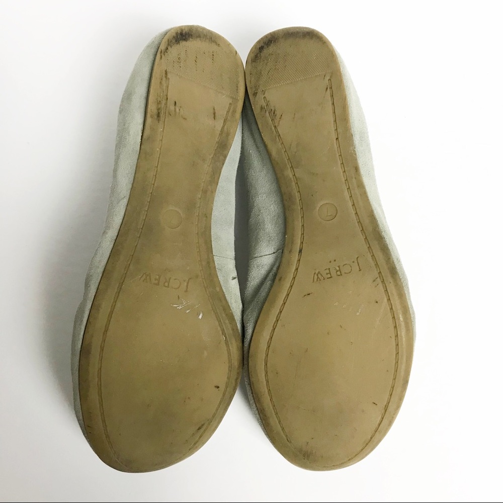 J. Crew Anya Tan Suede Flats Size 7 - Picture 5 of 5